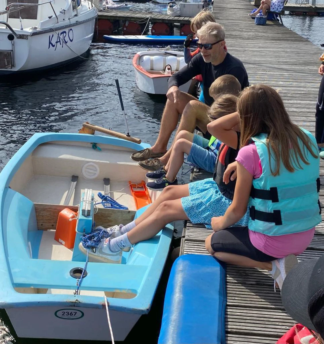 Segeln im Optimisten beim Segelsportclub Rursee