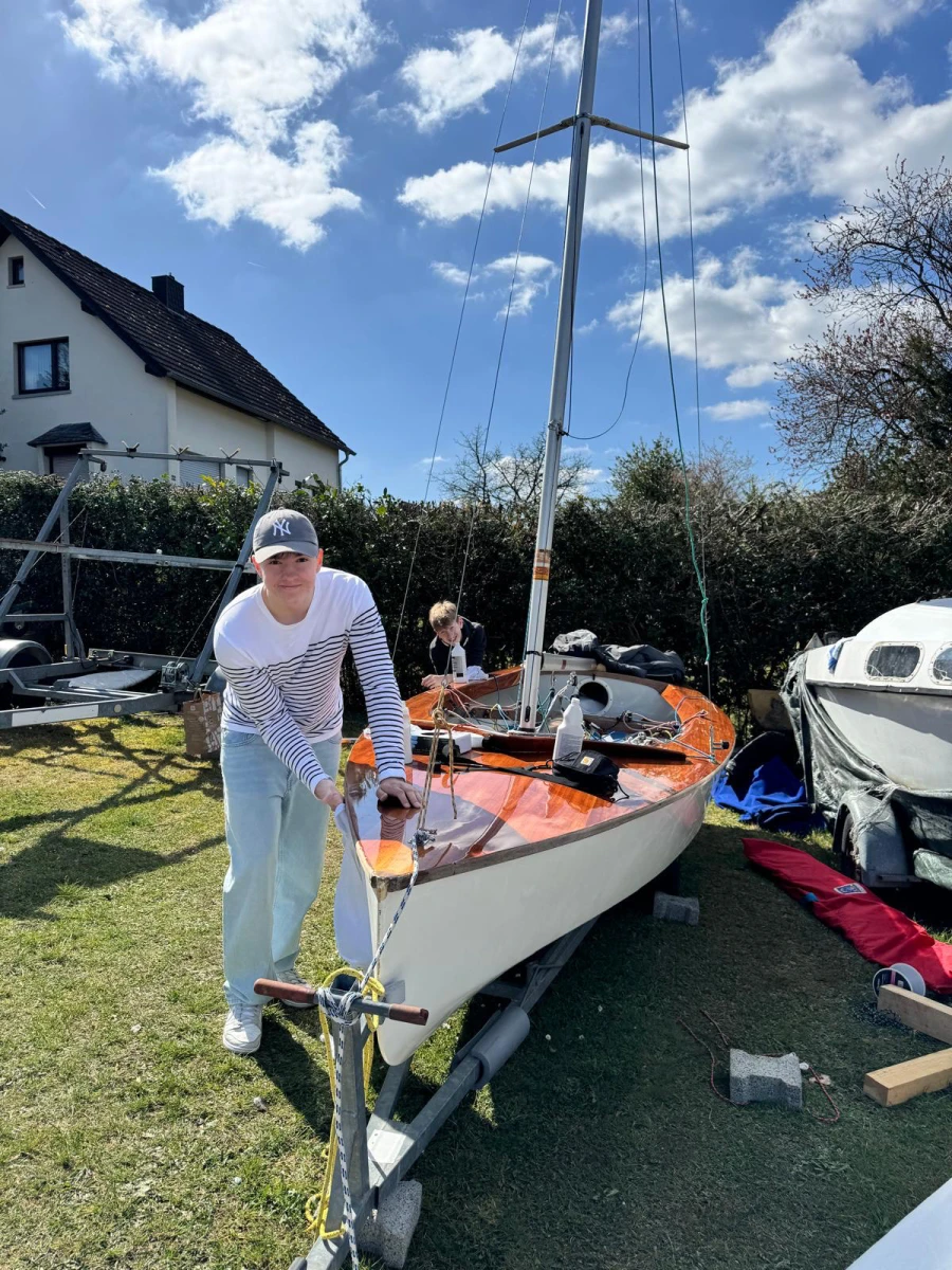 Segelboot Pirat Rursee
