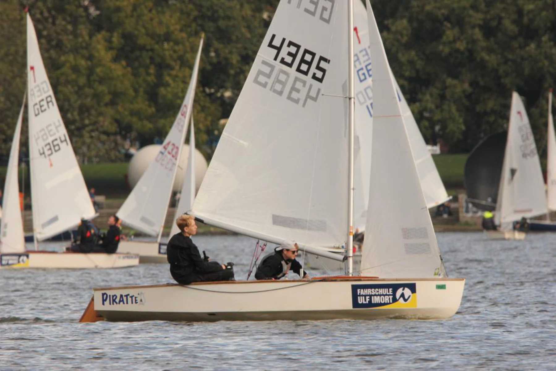 SSCR Piratenjolle beim Aaseepokal in Münster