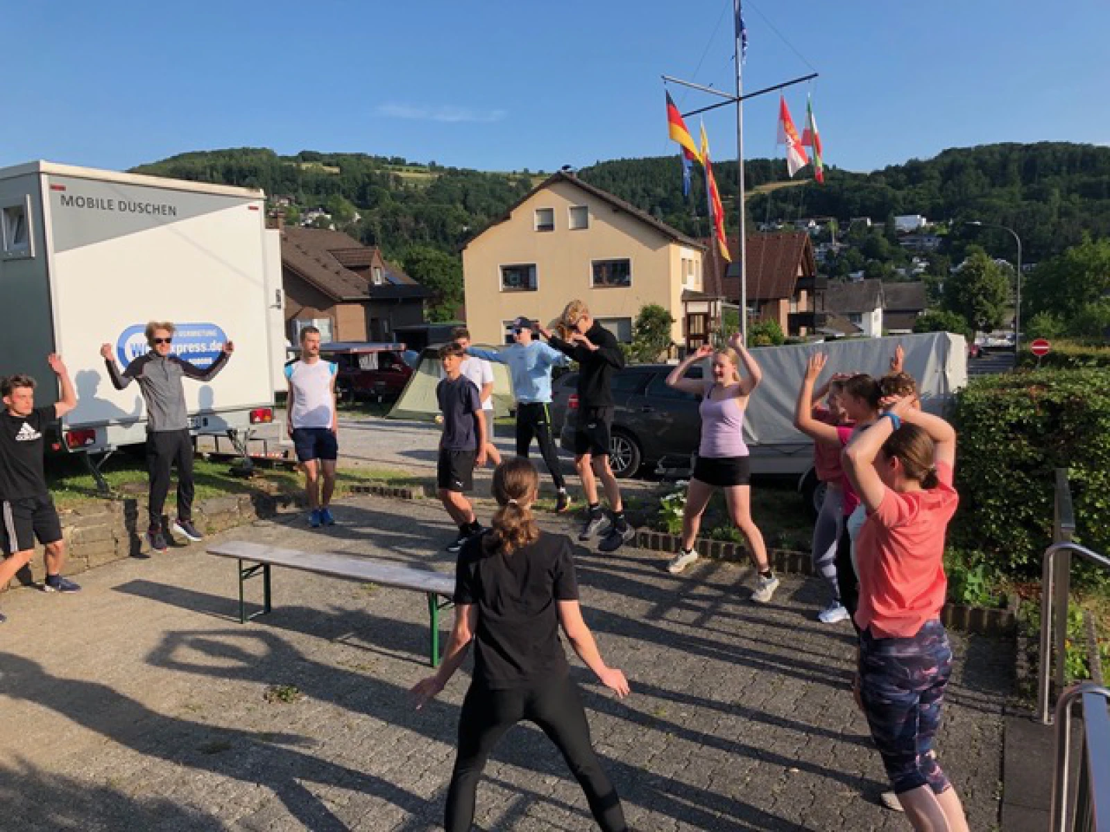Frühsport am Rursee